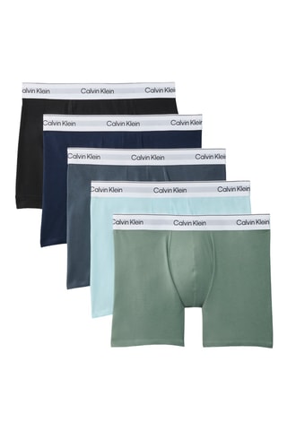 5 boxers - Noir et bleu marine