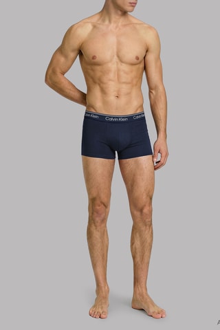3 boxers - Bleu marine et gris