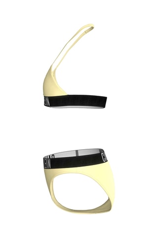 Maillot 2 pièces - Jaune et noir