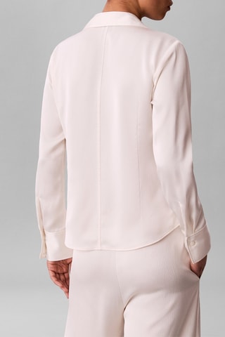 Chemisier slim - Blanc