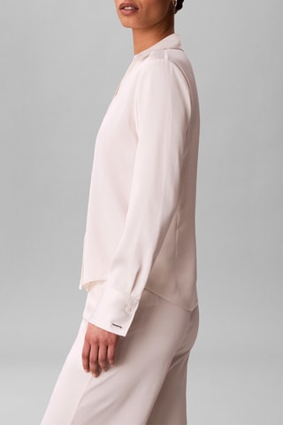 Chemisier slim - Blanc