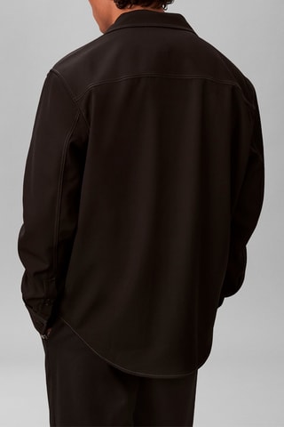 Surchemise relaxed en laine - Noir