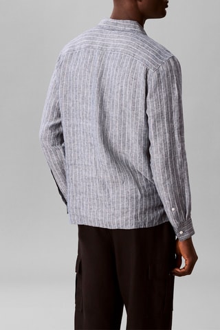 Chemise en lin - Bleu marine
