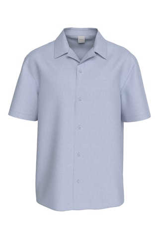Chemise en lin - Bleu-gris