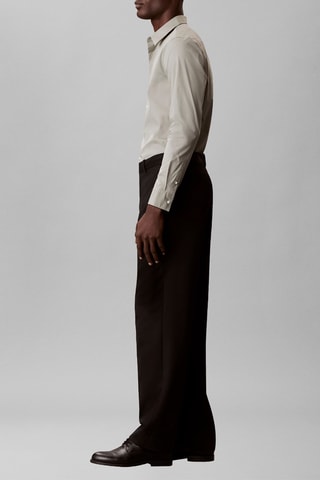 Chemise slim - Beige