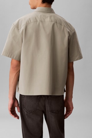Chemise boxy - Beige