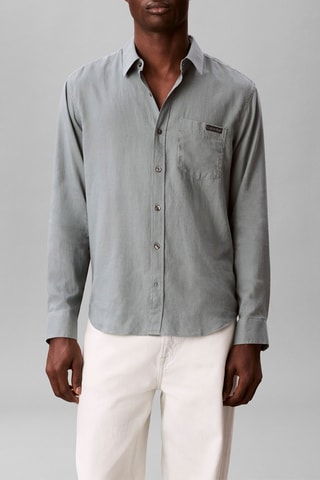 Chemise en lin - Vert
