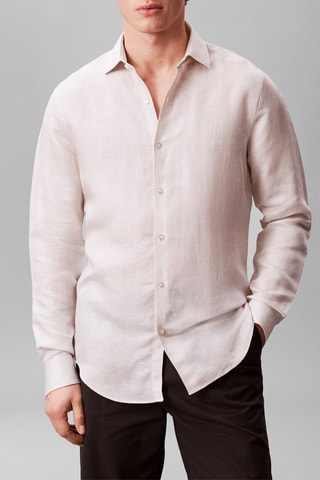 Chemise slim - Beige