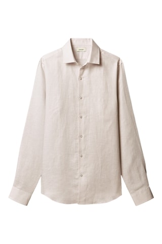 Chemise slim - Beige