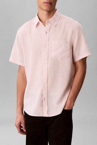 Chemise en lin - Orange