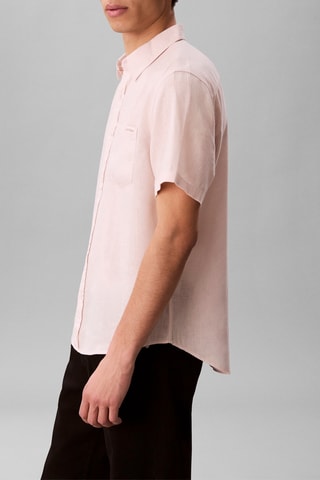 Chemise en lin - Orange