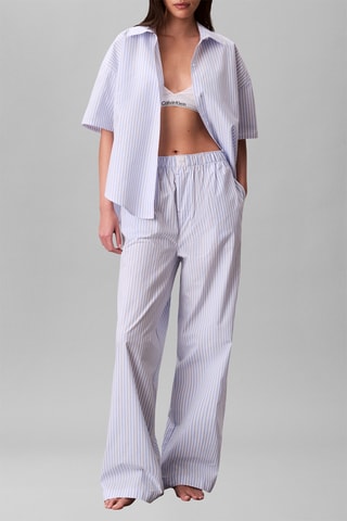 Chemise de pyjama - Ciel et blanc