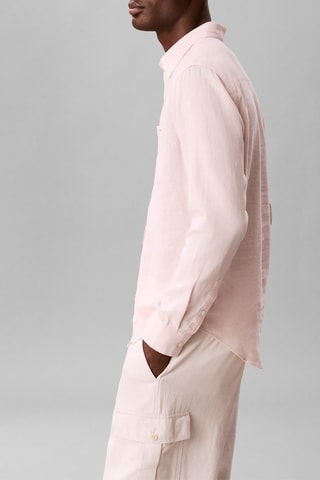 Chemise en lin - Orange