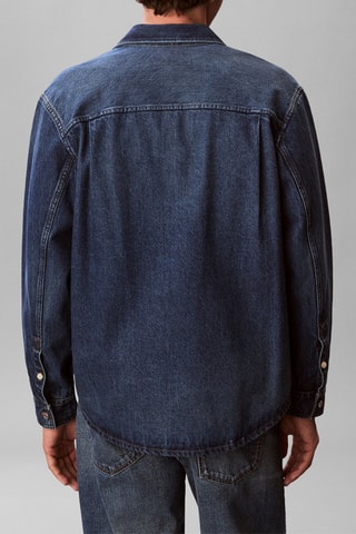Surchemise en jean - Bleu marine