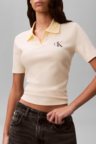 Polo - Jaune et anthracite