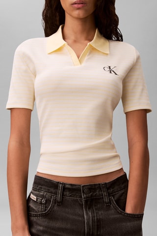 Polo - Jaune et anthracite