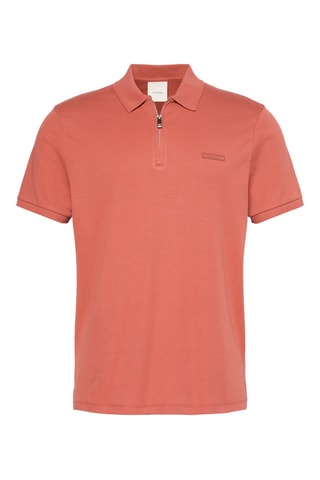 Polo slim - Rouge framboise