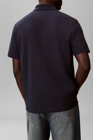 Polo regular - Bleu marine
