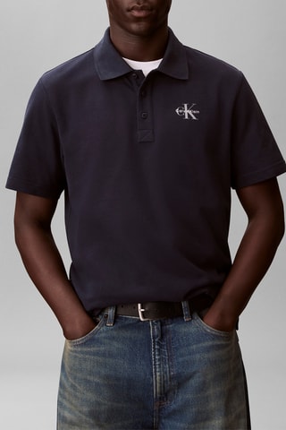 Polo regular - Bleu marine