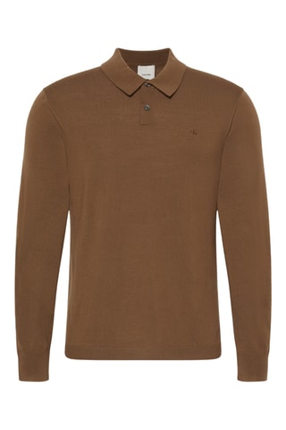 Polo en laine - Marron