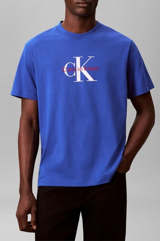 T-shirt relaxed - Bleu roi