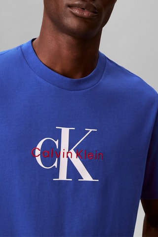 T-shirt relaxed - Bleu roi