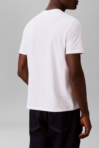2 t-shirts regular - Bleu marine et blanc
