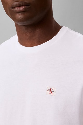 2 t-shirts regular - Bleu marine et blanc