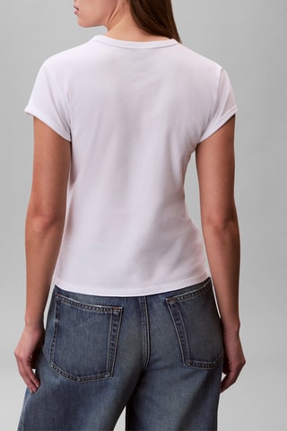 T-shirt slim - Blanc