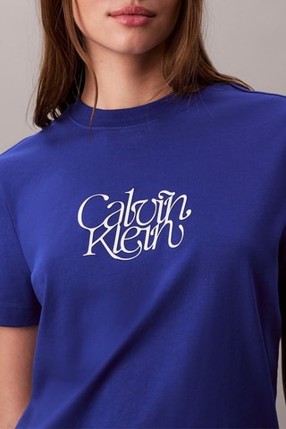 T-shirt - Bleu cobalt