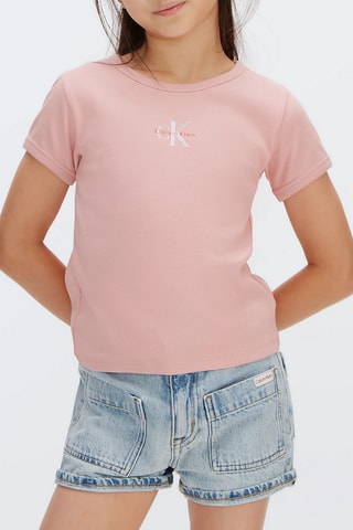 T-shirt en coton biologique - Rose