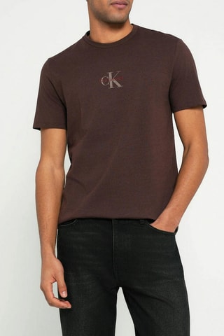 T-shirt regular - Marron