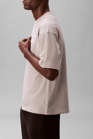 T-shirt de pyjama - Gris clair chiné