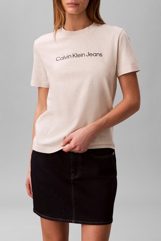 T-shirt - Gris clair chiné