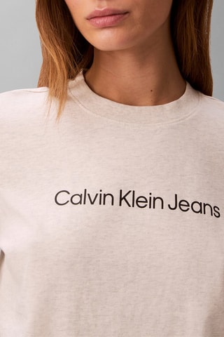 T-shirt - Gris clair chiné