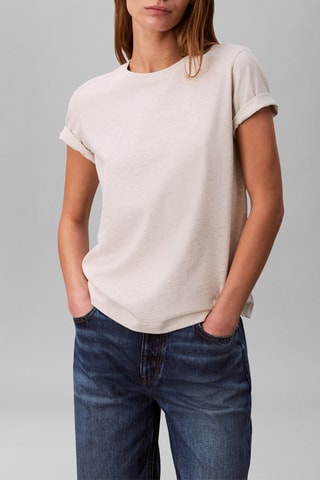 T-shirt - Gris clair chiné