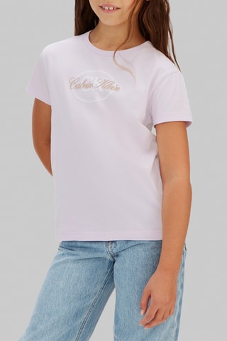 T-shirt en coton biologique - Violet