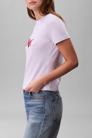 T-shirt slim - Mauve