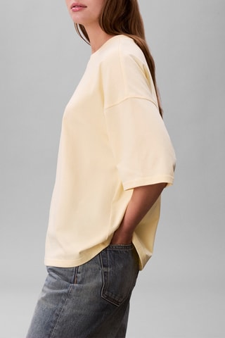 T-shirt oversize - Blanc