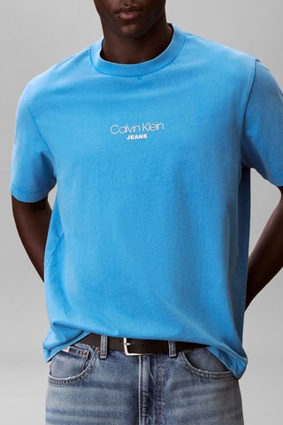 T-shirt regular - Bleu
