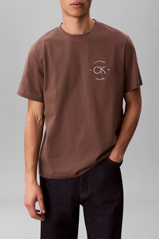 T-shirt relaxed - Marron