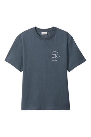 T-shirt relaxed - Gris foncé