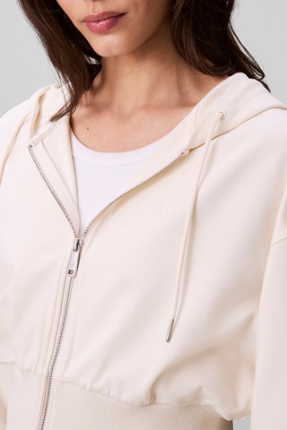 Sweat à capuche - Blanc cassé