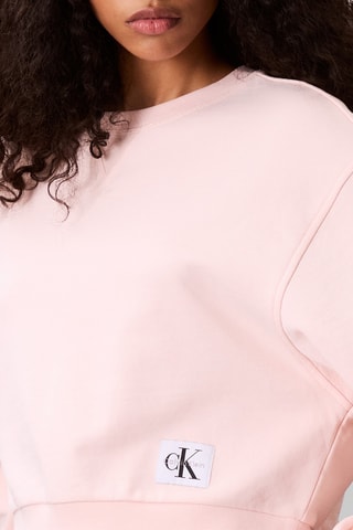 Sweat cropped - Rose poudré