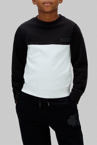 Sweat en coton biologique - Noir