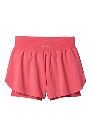 Short 2 en 1 de tiro alto - Rojo