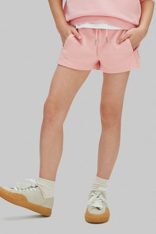 Short en coton biologique - Rose