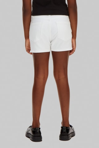 Short relaxed en jean - Blanc