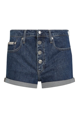 Short en jean mom - Bleu foncé