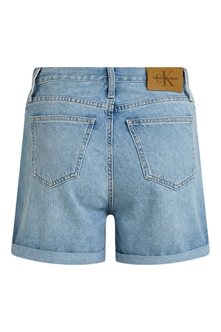 Short mom en jean - Bleu clair